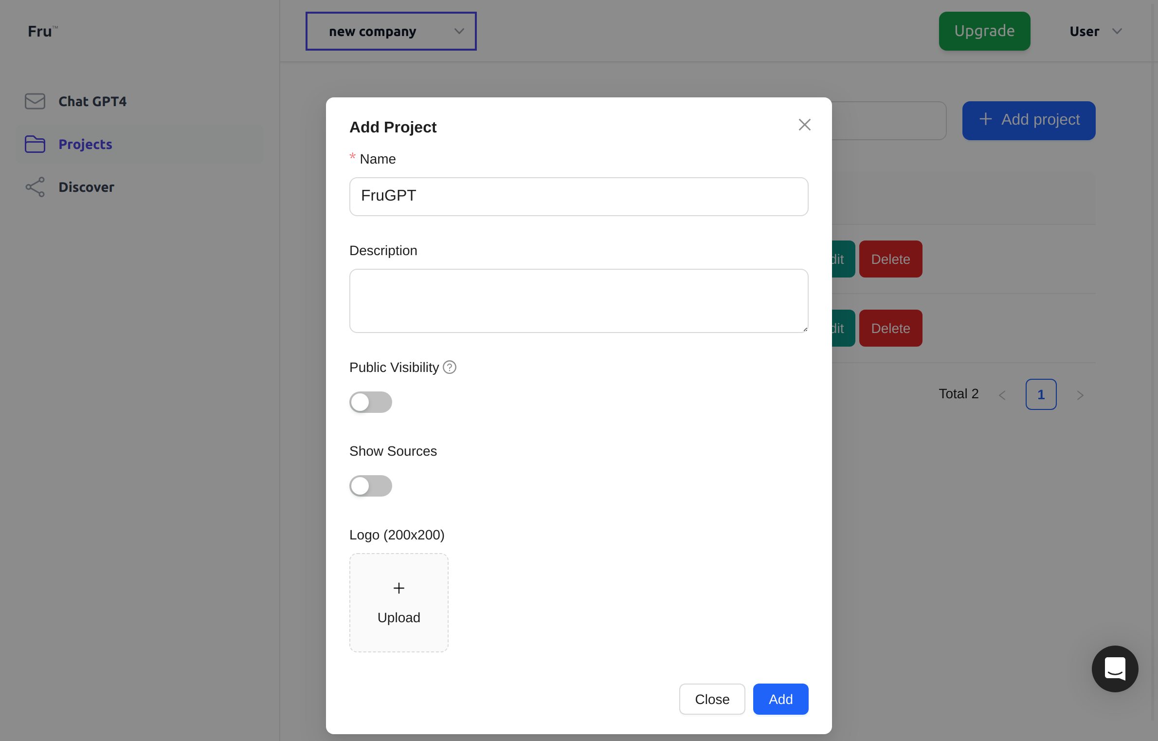 Create Enterprise Project